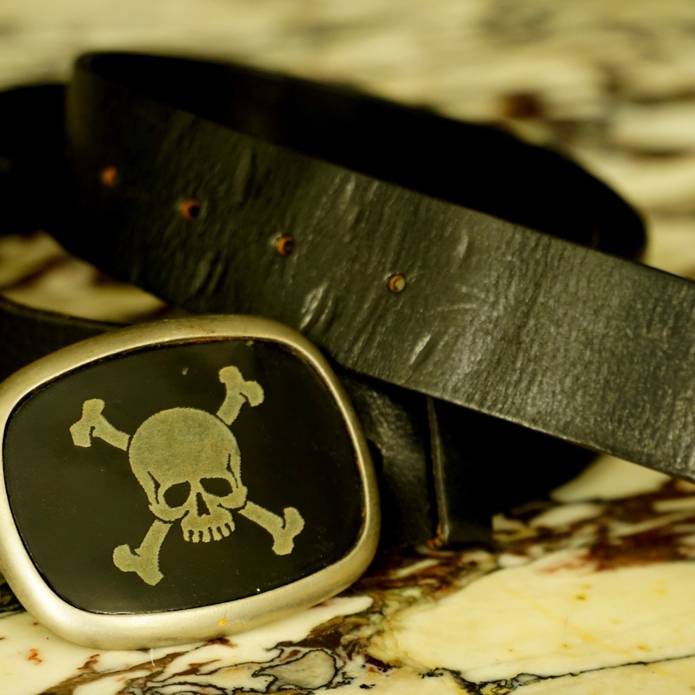 Dillon Rogers Skull and Crossbones Belt